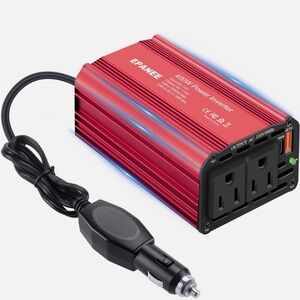 EPANEE 400W Power Inverter Red New Open Box